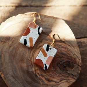 Mid Century Rectangles | Øredobber