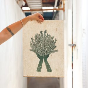 Rosemary - Linocut Print | Rosanna Morris