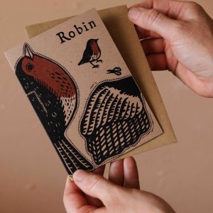 Rødstrupe - gratulasjonskort | Rosanna Morris